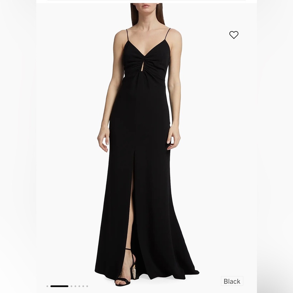 Cinq à Sept Mollie Crepe Keyhole Gown NWT